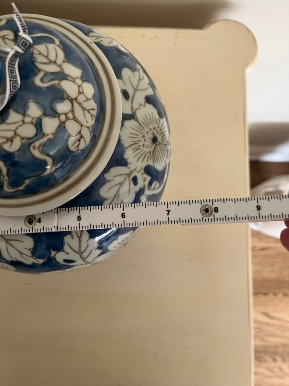 Halt Chinoiserie Ginger Jar Blue/White NEW - Picture 6 of 6